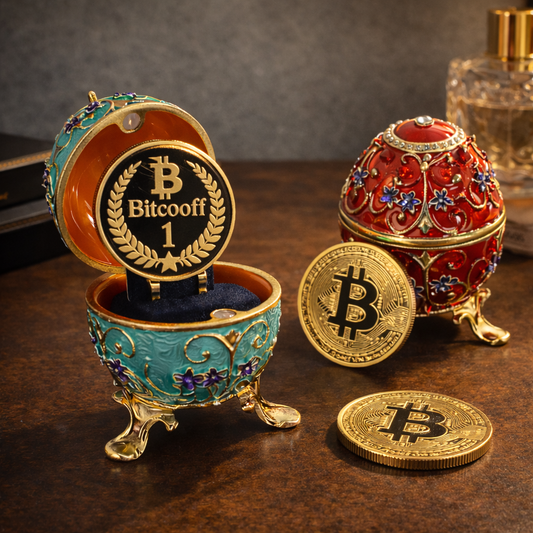 Huevo Imperial Bitcooff™ — Pieza Premium Numerada