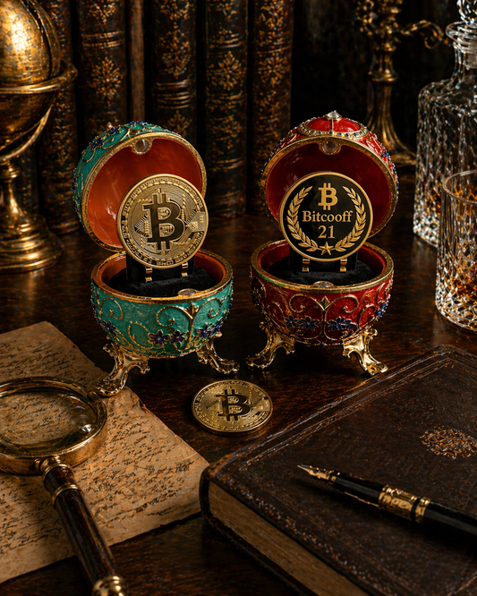 Huevo Imperial Bitcooff™ — Pieza Premium Numerada