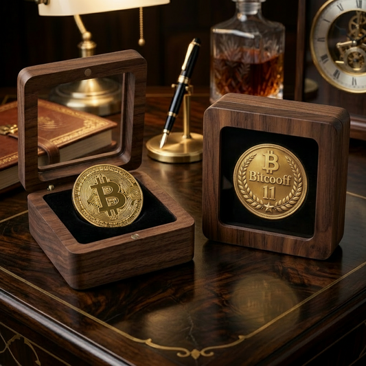Estuche Bitcooff™ — Pieza Premium Numerada · Edición Imperial
