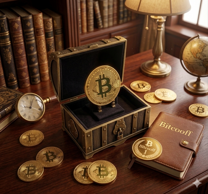 Cofre Bitcooff™ — Pieza Premium Numerada · Edición Imperial
